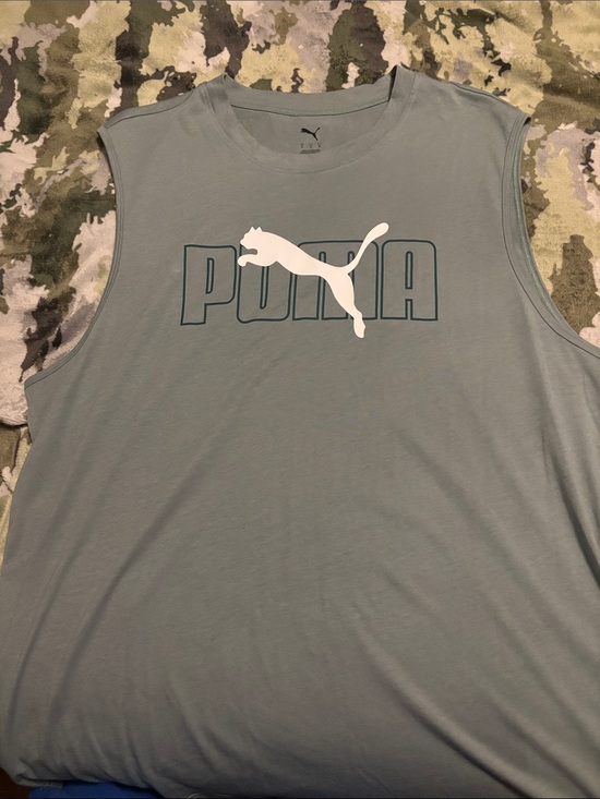 Puma Other - Puma Light Sage Crewneck Graphic Tee